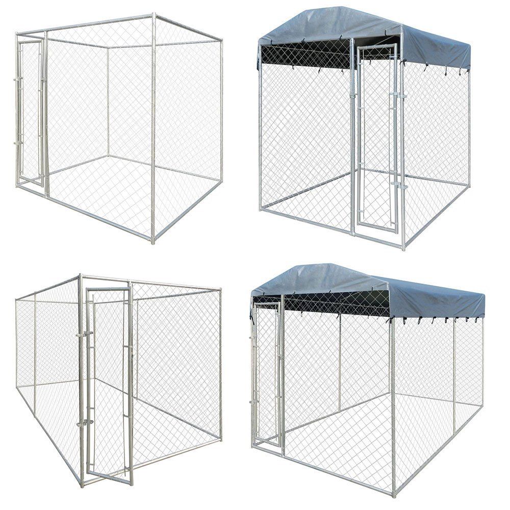 Wholesale large outdoor welded chain link fence dog cage kennel/large outdoor dog fence