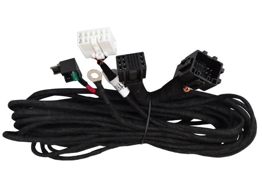Customize Wire Harness Cable High End Power Harness Replacement Reverse Camera Wire Harness Front View Connect