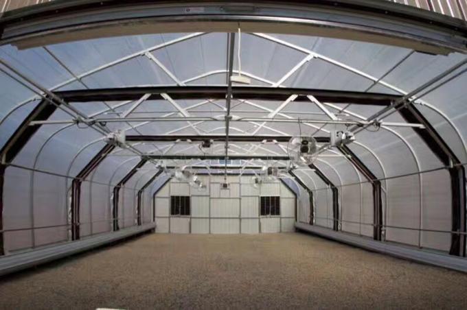 Commercial Automated Blackout Greenhouse / Light Deprivation Greenhouse 0