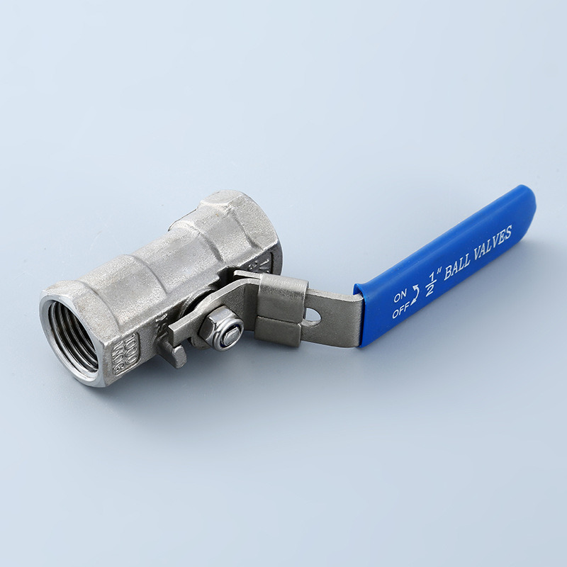 Cast Stainless Steel Female Thread 1PC Ball Valve with Lock