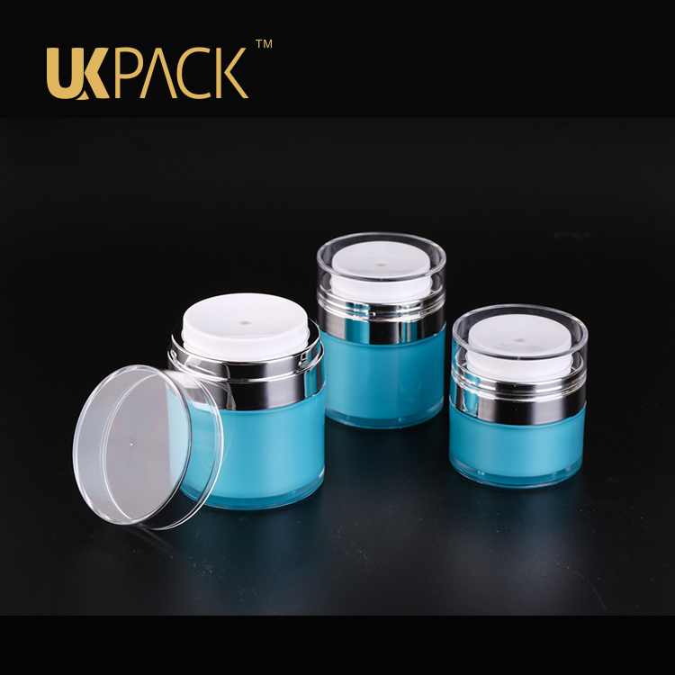 Promotional packing double-wall Airless cream design luxury cream make up jar