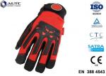 Nitrile Mens Safety Hand Gloves Comfortable Fit Dexterous Durable Impact Protection