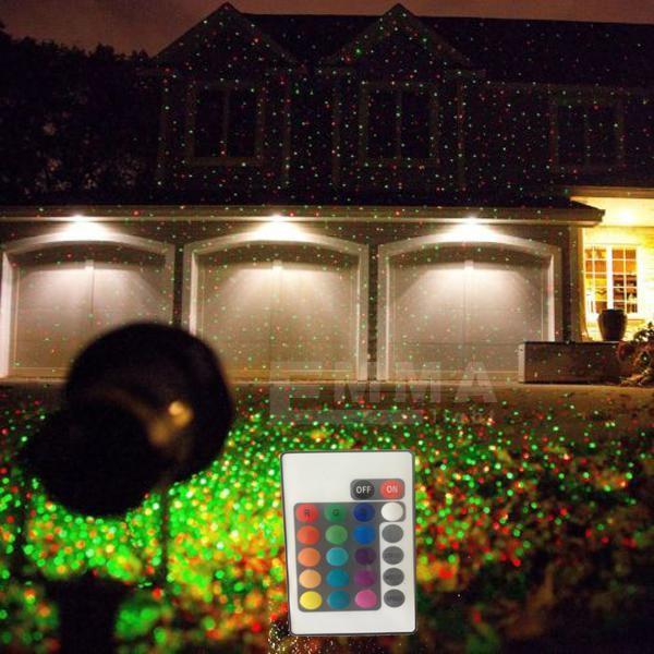 Red And Green Elf Laser Lights Christmas Lights Garden Decorative