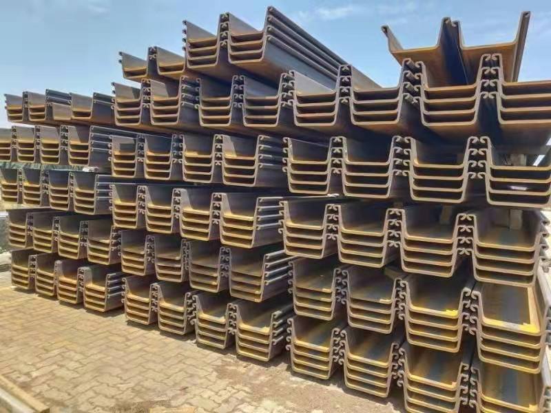 ASTM A328 Q345b Steel Sheet Pile Type 2 Sy295/Sy390 Hot Rolled Steel Sheet Piles