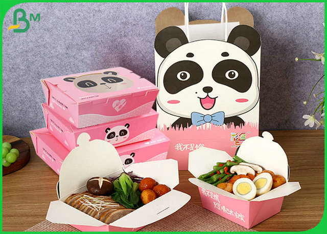 Eco-friendly Material 300G PE Coated Paper For Making Lunch Box