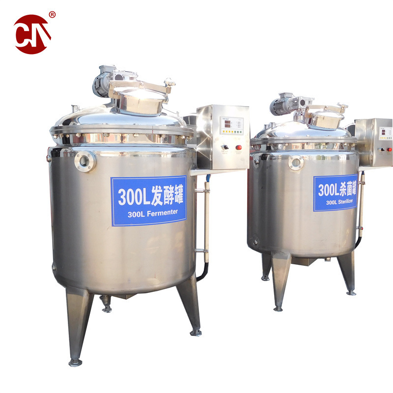 Milk Juice Beer Pasteurizer Uht Small Pasteurized Machine for Milk Pasteurization Machine Juice Tank 100 Liters 200L China