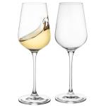 High End Wine Drinking Glasses , 14 Oz Glass Machined Made Transparent