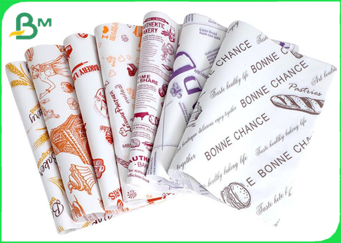 35gsm to 65gsm Glossy Greaseproof Disposable Sandwich Wrapping Paper Roll