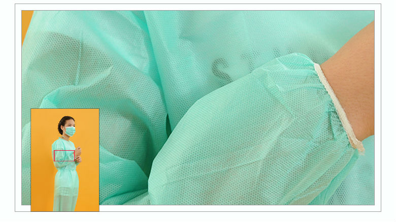 Cheap OEM Manufacturer Disposable Yellow Isolation Gowns