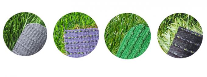 Cool Synthetic Landscaping Artificial Grass For Yard 45mm 4 Tone S Shape