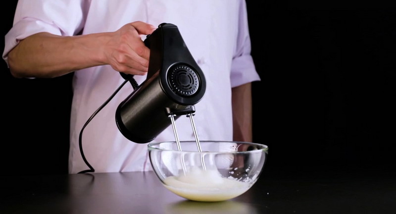 Max 500W Stainless Steel HM501 Hand Mixer With Egg Beaters and Dough Hocks