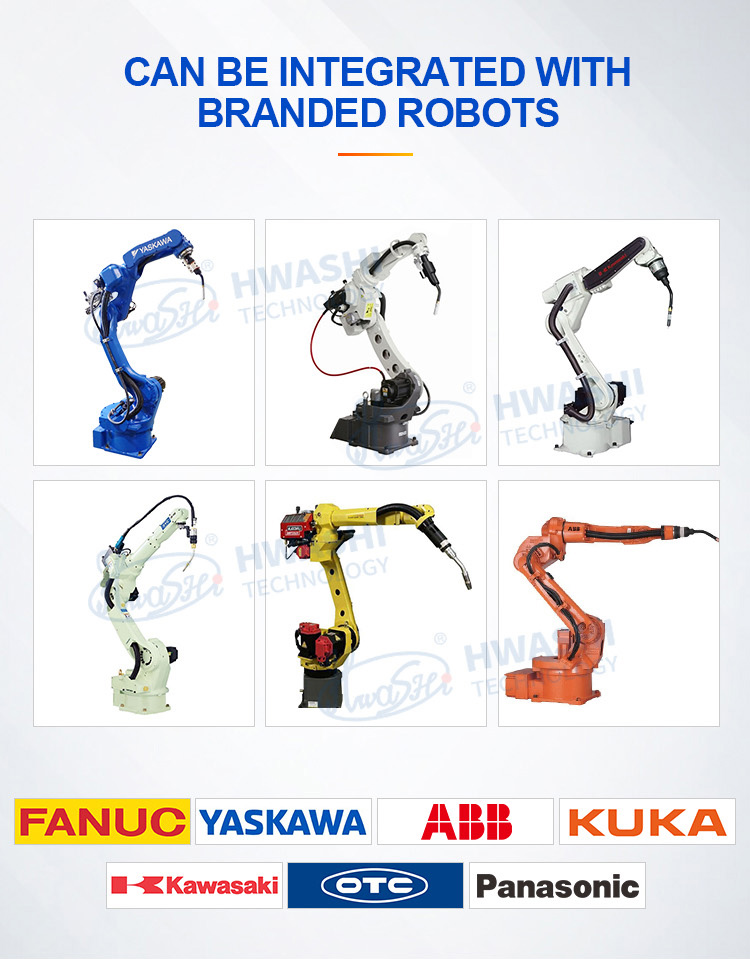 Industrial Automatic Gantry Welding Robot Manufacturer HWASHI 6 Axis CO2 MIG MAG TIG