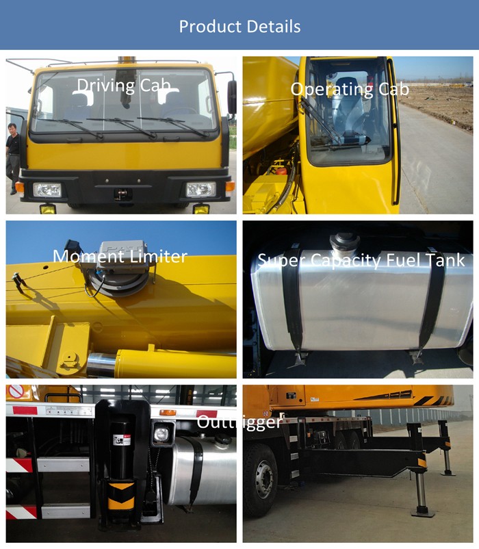 Top quality 110T lifting capability mobile crane QLY110 truck crane