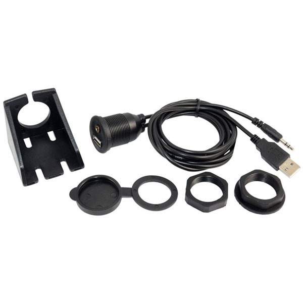 car dashboard usb to 3.5mm mount pannel cable 