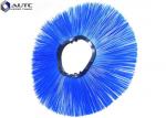 PP Wire Fastening Wafer Brush Snow Rotary Convoluted Wavy Ring Brush For Farms