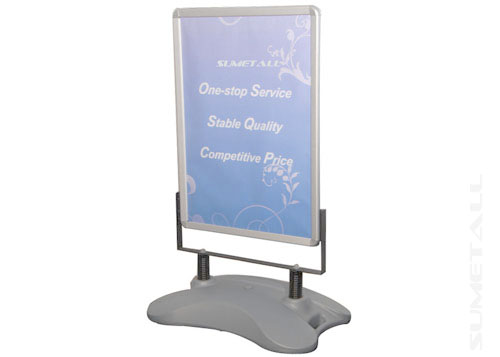 Outdoor display board with Windproof waterbase for graphic Size 60*85cm