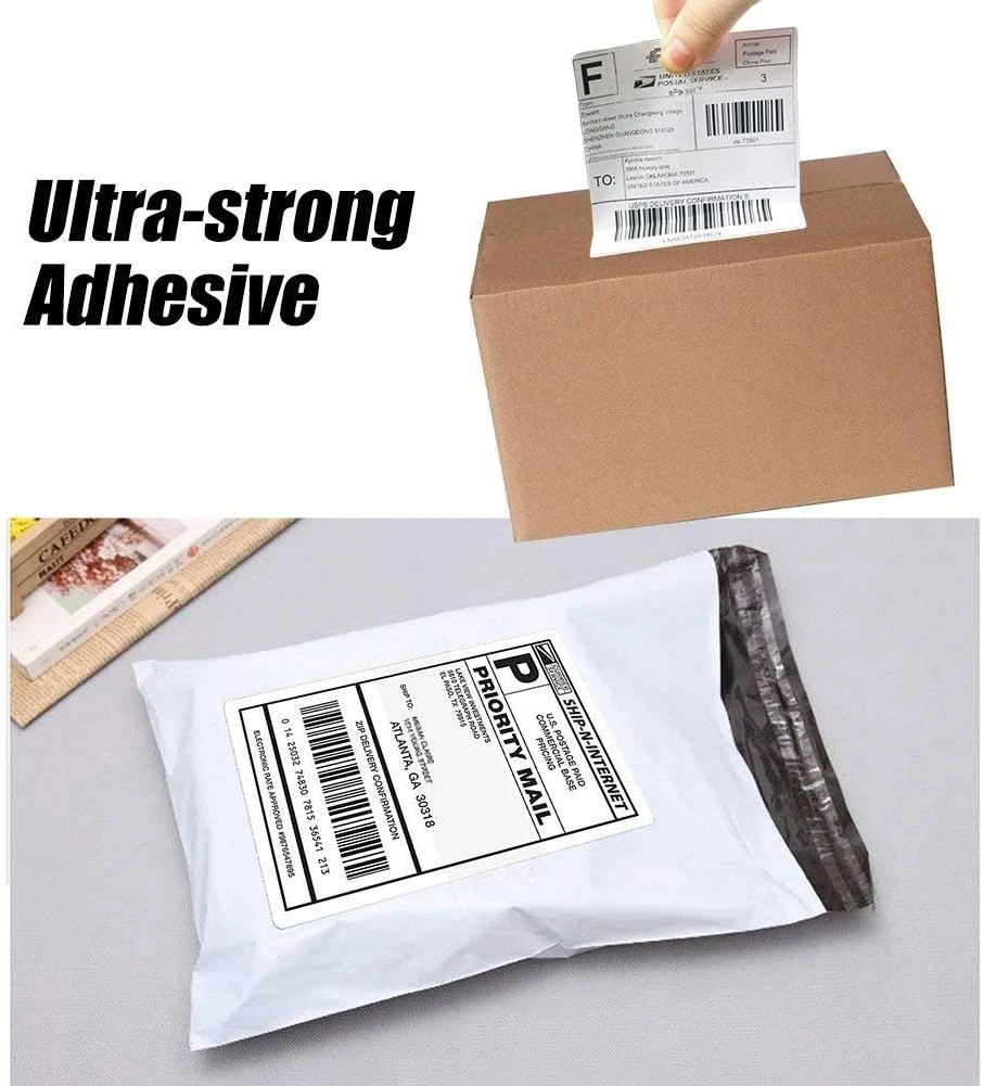 Wholesale Direct Thermal Label 70GSM 75GSM Eco Thermal Shipping Labeling Jumbo Roll