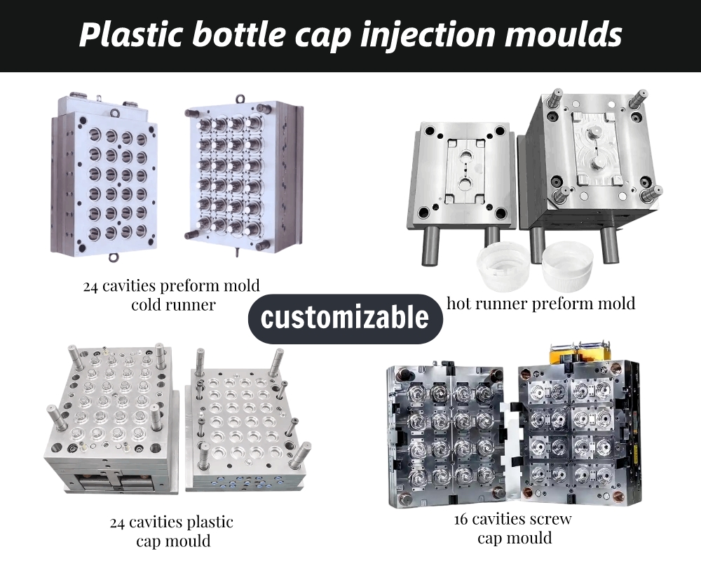 Hot Runner Injection Molding Bottle Cap Plastic Injection Mold For Package 1
