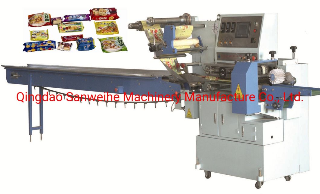 Swf-450 Baked Food Bread/Cake in-Tray/Instant Noodle Form Fill Seal Type Packing Machine