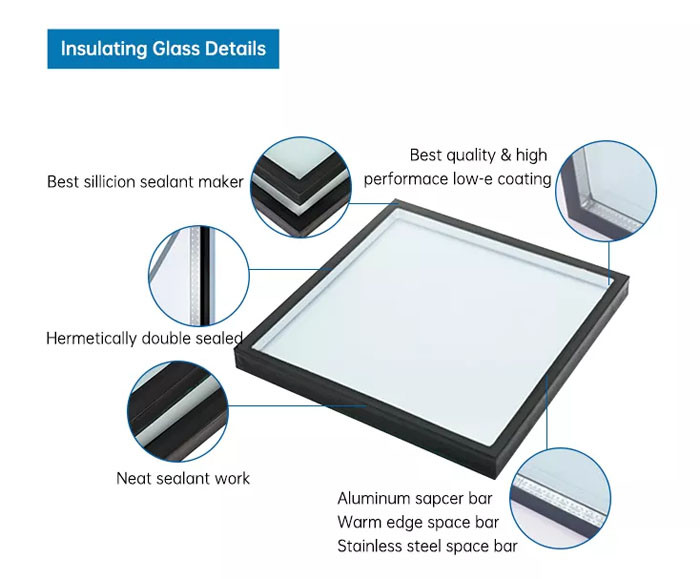 structure of heat insulated glass