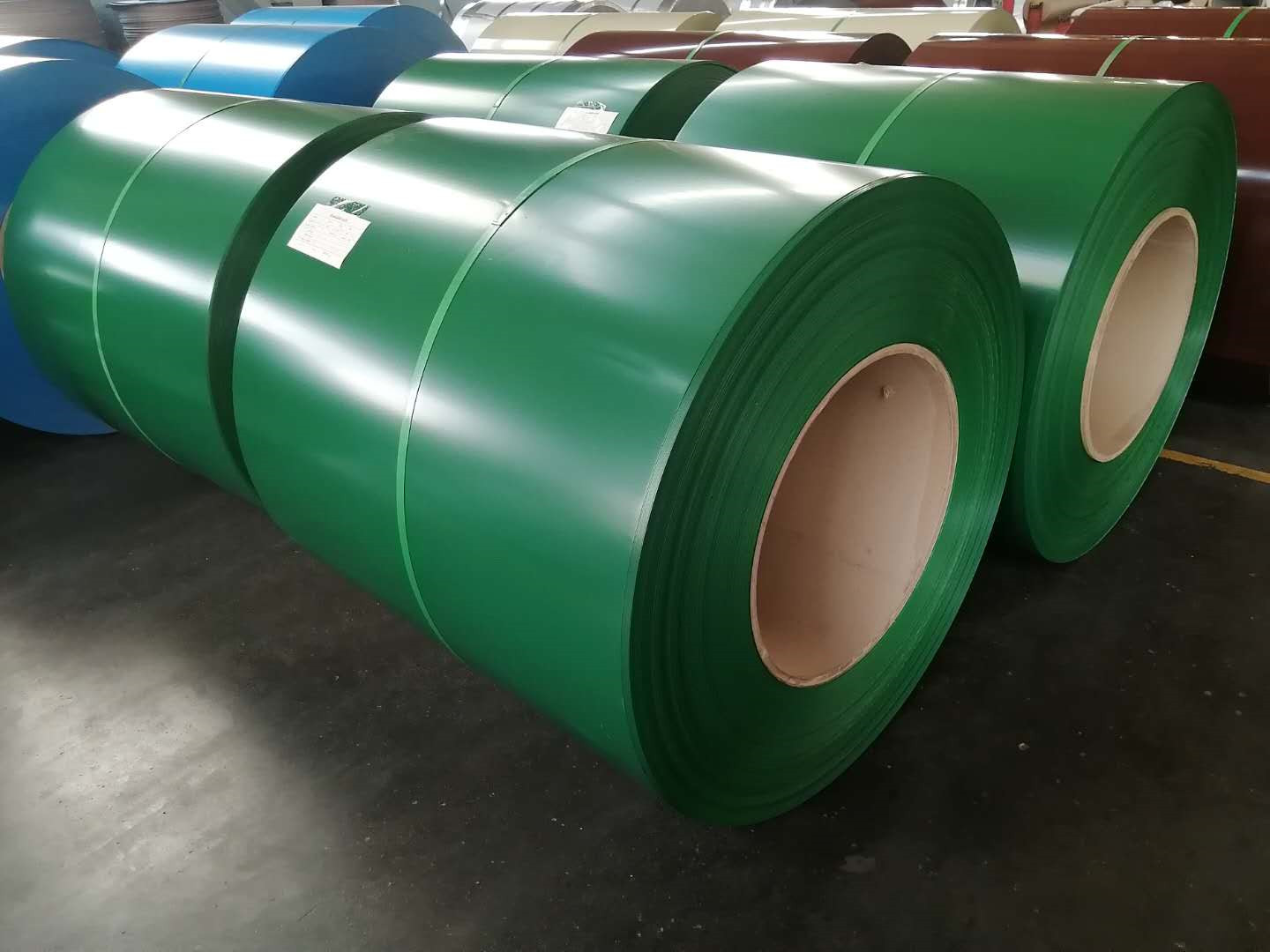 RAL No.3013 DX51D PPGL Steel Coil 0.3mm Hot Dipped Color Coated For Agriculture Industry 1