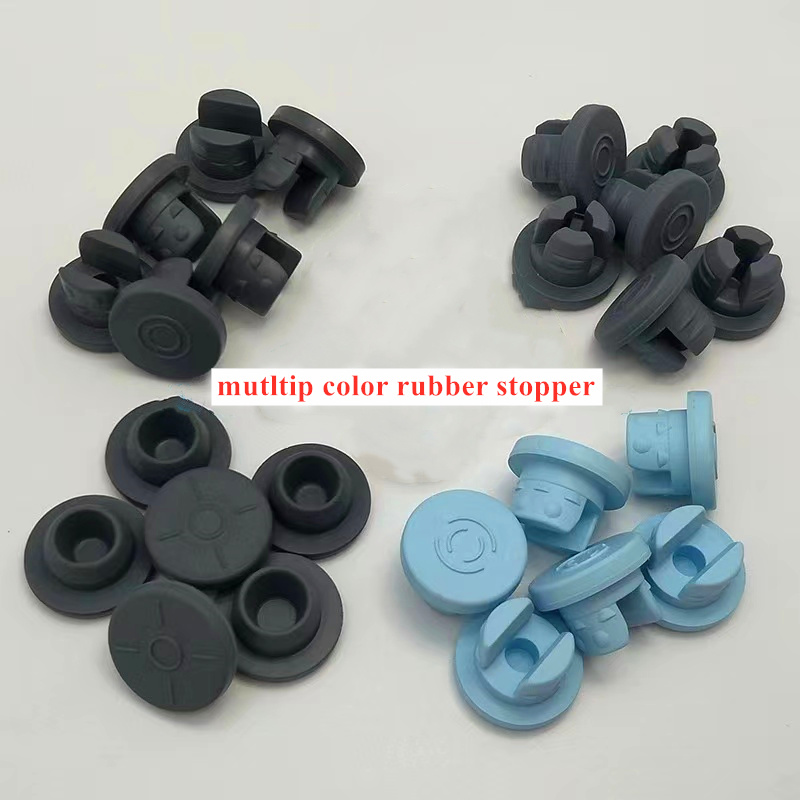 13mm 20mm Grey Pharmaceutical Injection Brominated Butyl Rubber Stopper for Glass Injection Vial