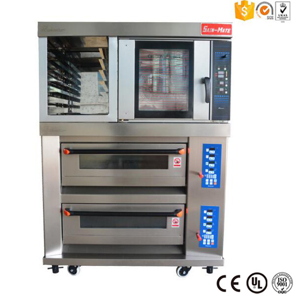 2 Layers 2 Layers Customizable Gas Heating Standard Electric Luxury Smart Deck Oven for Bread Baking