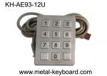 CE / ROHS / FCC USB Interface 12 Keys SS Keypad for Self-Service Machine /  Kiosk , Anti-vanal
