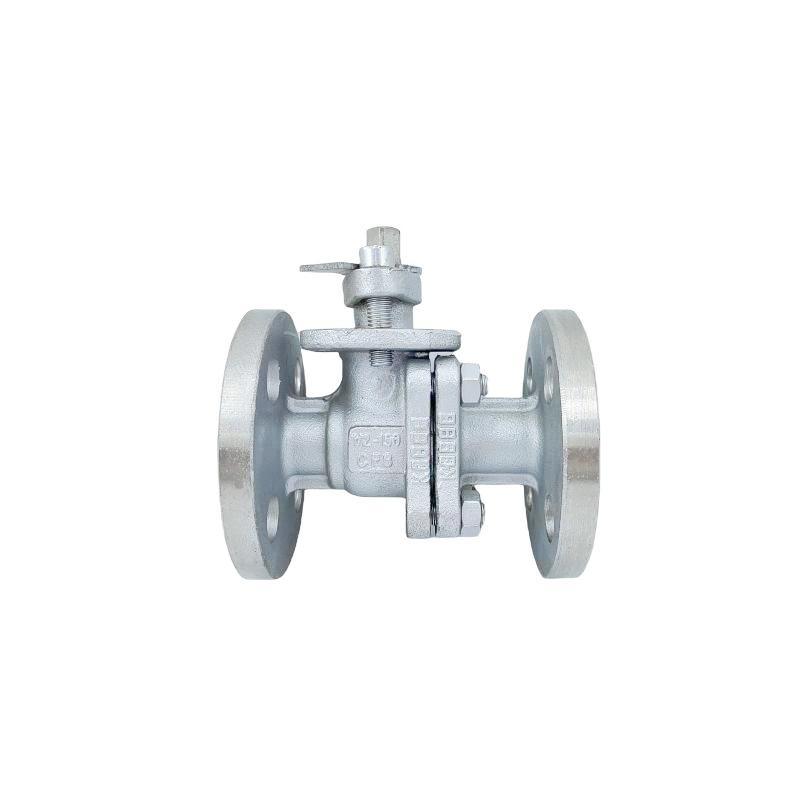 2-PC Stainless Steel CF8m SS316 304 Pn16 Flanged Ball Valve