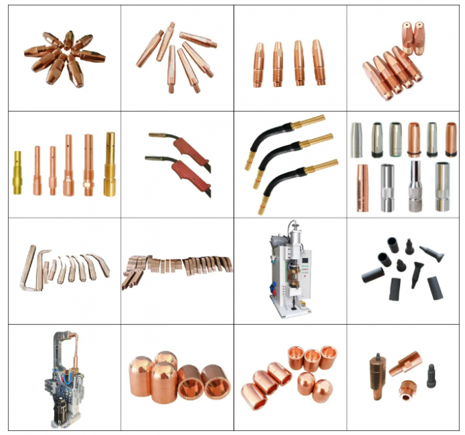 Electrode Cap Tip Gun Arm Spot Welding Machine Customized Spare Parts 4