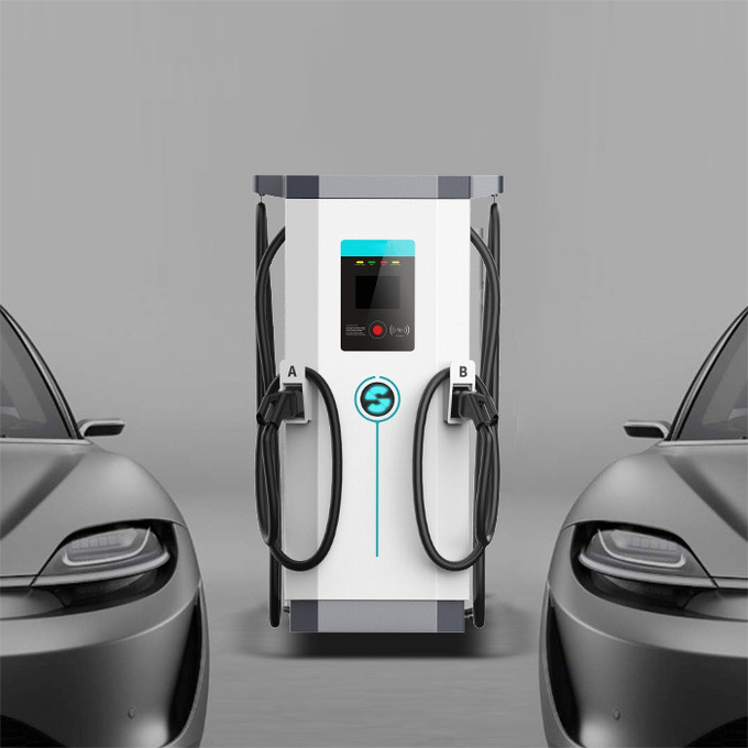 60KW 2 Electric Vehicle Power Charger For Shopping Mall Market 2