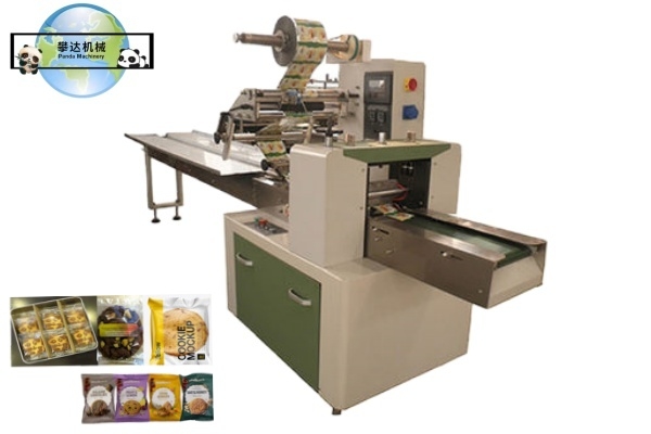 PLC Control Cookie Packing Pachine PD320 Food Packaging Machine Individual Cookie Packaging Machine 0