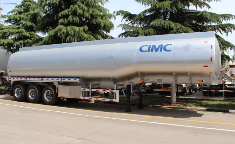 CIMC Tri Axle 45 CBM Fuel Tanker Trailers for Sale Prices Manufacturers