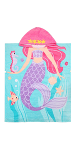 Pink Mermaid Beach Towel