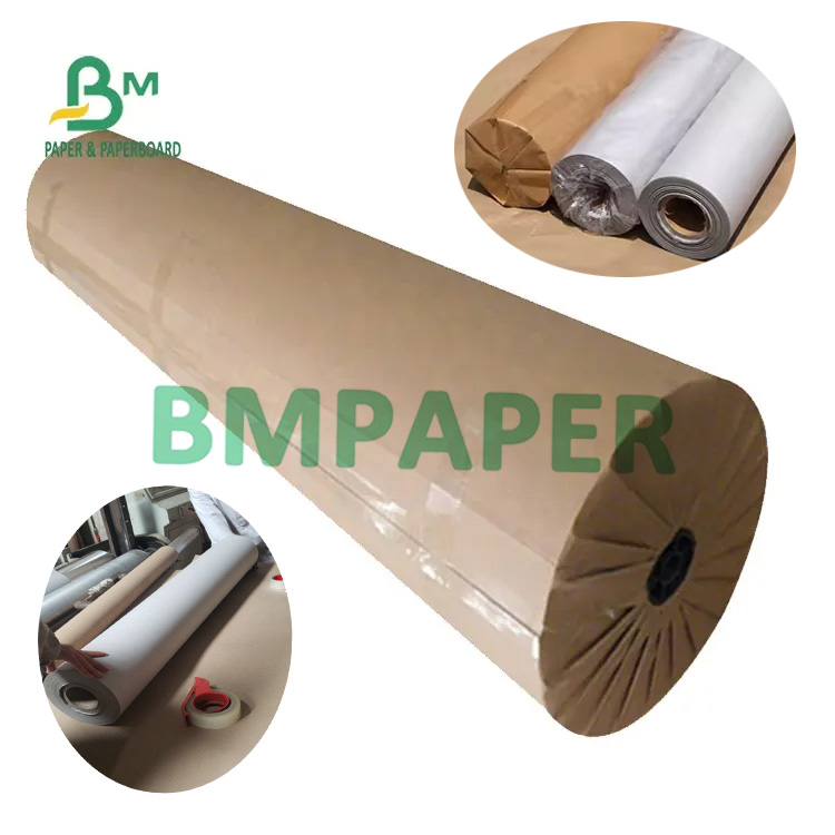 45gsm White Bond Paper Roll For Garment Making Pattern Plotter 1.83m Wide X 250m Long