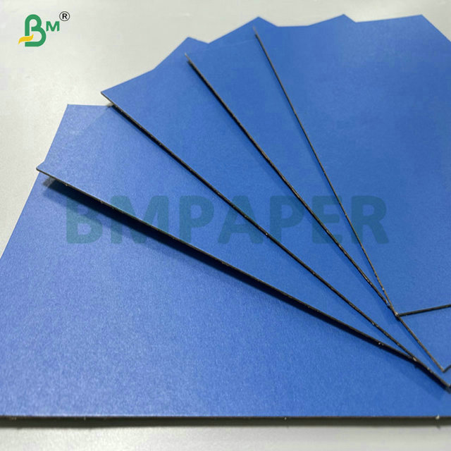 640 x 900mm 1mm 2mm Recycled Blue Card Board Grey Back For Paper Folders