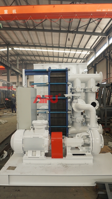 profile of drilling mud cooling system