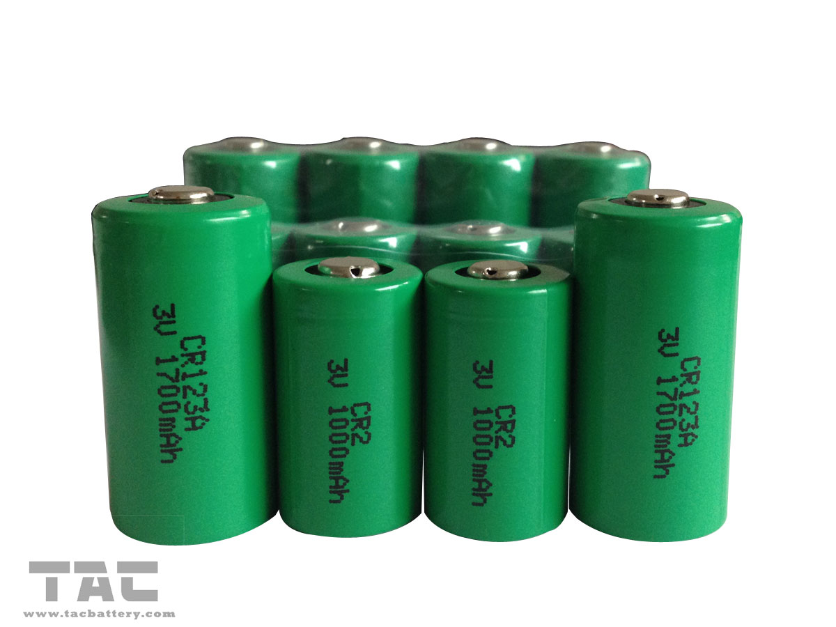 High Capacity 3.0V CR123A 1700mAh Li-Mn Battery
