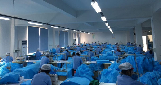 HIGH QUALITY SMMS SURGICAL GOWN NON WOVEN DISPOSABLE SURGERY GOWN, MEDICAL SMS SURGICAL GOWN 10