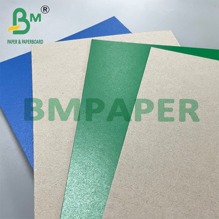 1.2mm 1.4mm One-sided Green Blue Laminated Board Card For Book Cover