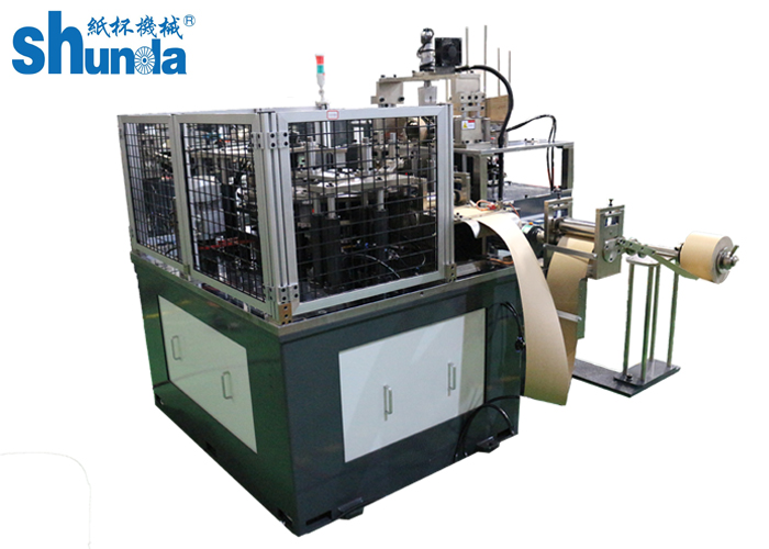 High Speed Automatic Ice Cream Paper Cup Lid Forming Machine With Ultrasonic Bonding