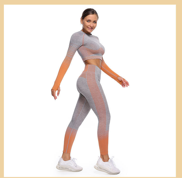 New Arrival Fitness Gym Clothes Women Active Wear Sets Breathable Yoga Set