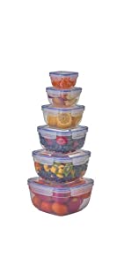 set of 6 containers