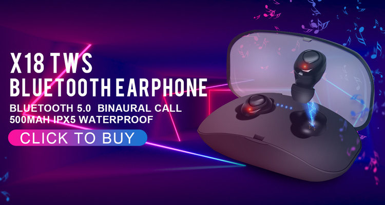 Wireless Headphones Bluetooth Earphones X18 Cordless Headphone Handsfree Earbuds Bluetooth Headset Sports Earphone with Mic
