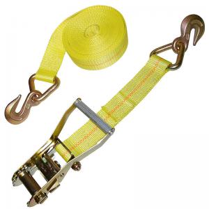 China 6 Meters 5000KG Heavy Duty Ratchet Tie Down Straps on sale 