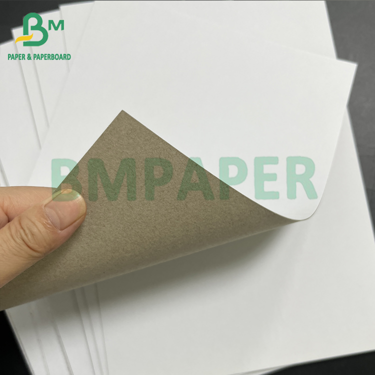 Recycled Pulp Packing Box 230gsm 350gsm C1S Grey Back Cardboard