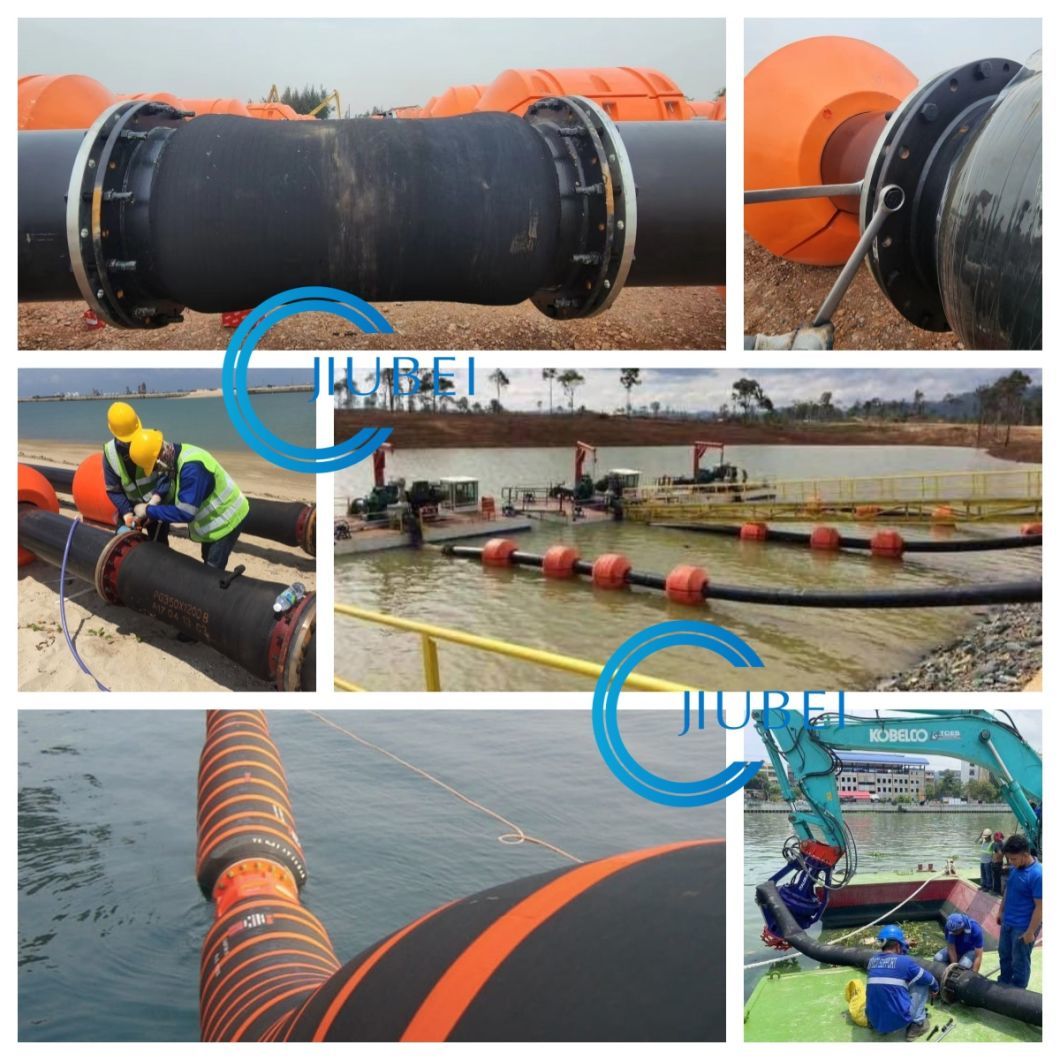 Professional Wholesale HDPE Assembled Pipe Float Polyethylene Floater Collars for Dredger Floater for Dredging
