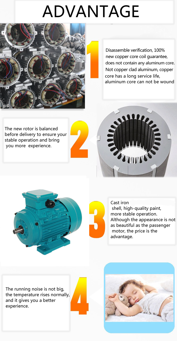 ms three phase electric motor