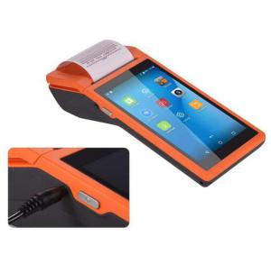 China BT WIFI Handheld Point Of Sale Terminal Orange Portable Billing POS Machine on sale 