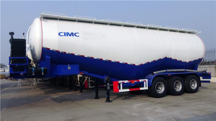 CIMC 60/65cbm W shape Bulk Cement Powder Transport Tanker Truck
